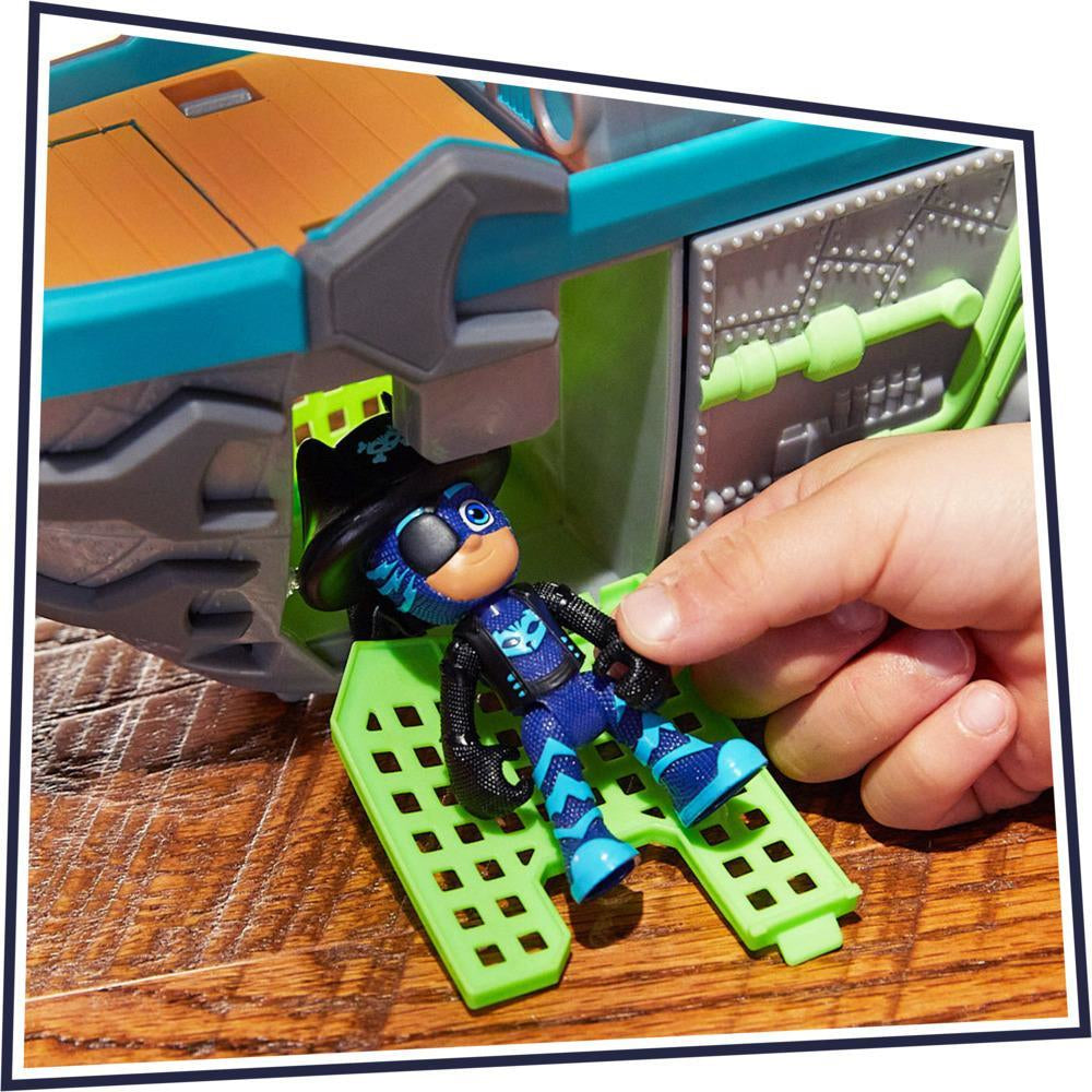 HASBRO - PJ Masks Navicella pigiapirati del cielo con 2 personaggi Sky Pirate Battleship